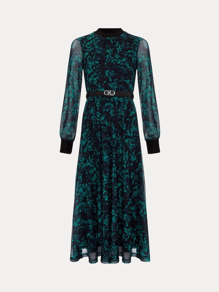 Phase Eight Green Jinny Floral Print Dress - Image 7 of 7 Phase Eight Green Jinny Floral Print Dress - Image 7 of 7