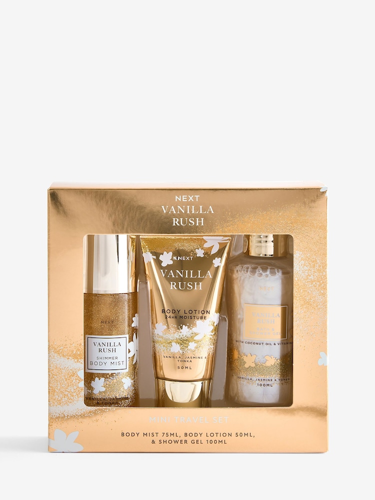 Vanilla Rush Mini Travel Bath & Body Gift Set - Image 2 of 2 Vanilla Rush Mini Travel Bath & Body Gift Set - Image 2 of 2