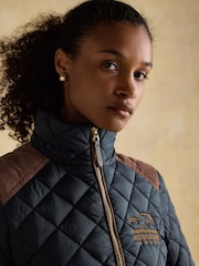 Joules Official Burghley Showerproof Diamond Quilted Coat - Imagem 7 de 11