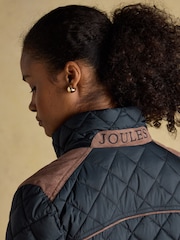 Joules Official Burghley Showerproof Diamond Quilted Coat - Imagem 9 de 11