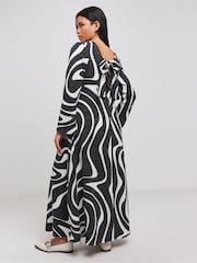 Simply Be Grey Jersey Dance Maxi Dress - Image 1 of 4