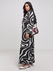 Simply Be Grey Jersey Dance Maxi Dress - Image 2 of 4