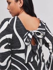 Simply Be Grey Jersey Dance Maxi Dress - Image 4 of 4