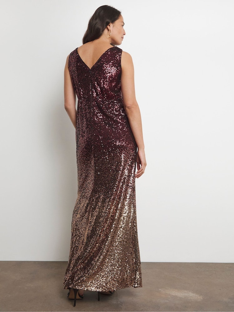 Ombre Sequin Dress - Image 2 of 4