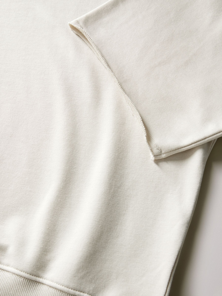 The Set Cream Short Sleeved Loopback Sweatshirt and Jogger Shorts Set - Image 4 of 5