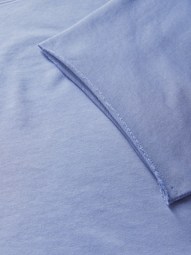 The Set Blue/Grey 2 Pack Short Sleeve Loopback Sweat Top - Image 10 of 11