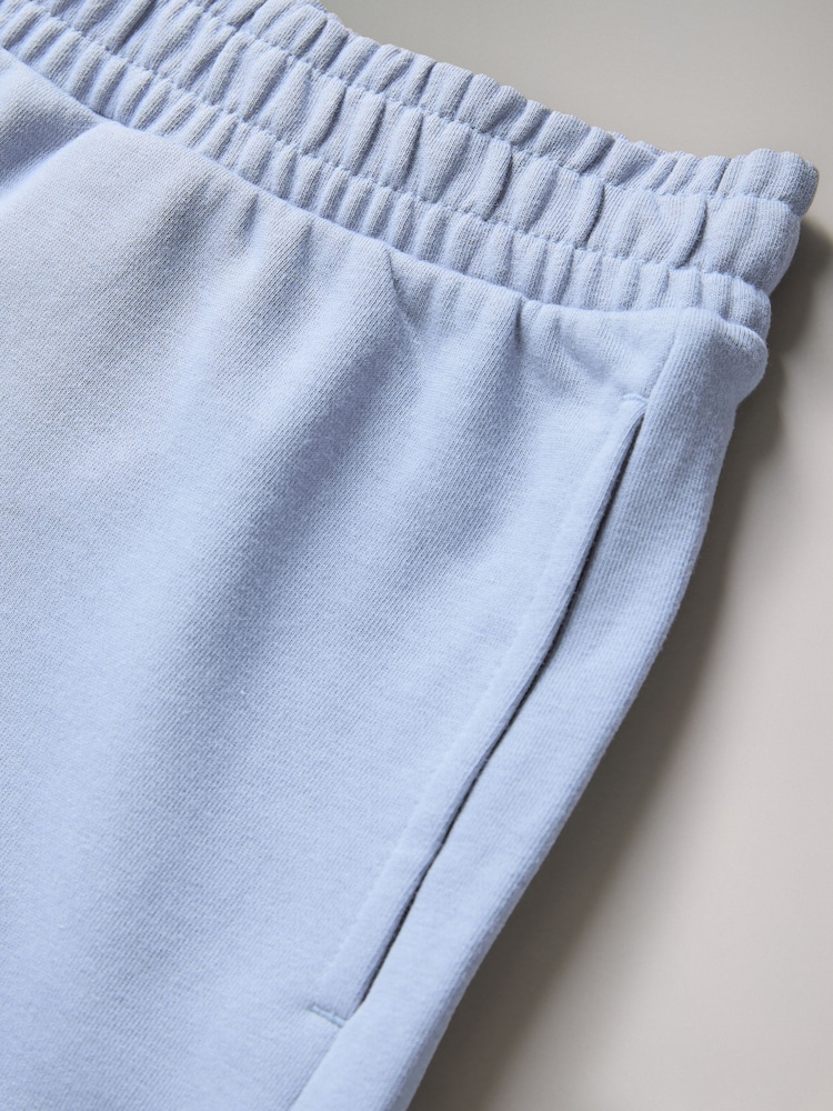 The Set Blue/Grey 2 Pack Loopback Sweat Shorts - Image 9 of 10