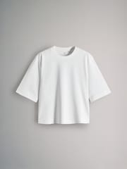 The Set Navy/White/Navy Stripe/Navy Spot 4 Pack Heavy Weight Relaxed T-Shirts - Image 14 of 17