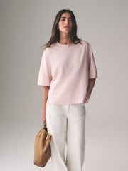 White/Light Grey/Light Pink/Slate Grey - The Set 4 Pack Heavy Weight Relaxed T-Shirts - Imagen 1 de 13