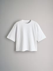 White/Light Grey/Light Pink/Slate Grey - The Set 4 Pack Heavy Weight Relaxed T-Shirts - Imagen 11 de 13