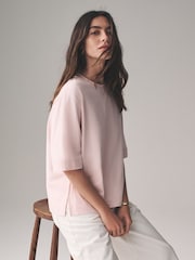 White/Light Grey/Light Pink/Slate Grey - The Set 4 Pack Heavy Weight Relaxed T-Shirts - Imagen 3 de 13