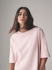White/Light Grey/Light Pink/Slate Grey - The Set 4 Pack Heavy Weight Relaxed T-Shirts - Imagen 5 de 13