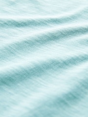 Navy/Light Blue/ Cream - The Set מארז של 3 חולצות טי מבד במרקם לא אחיד עם צווארון וי, %100 כותנה - תמונה 12 מתוך 12