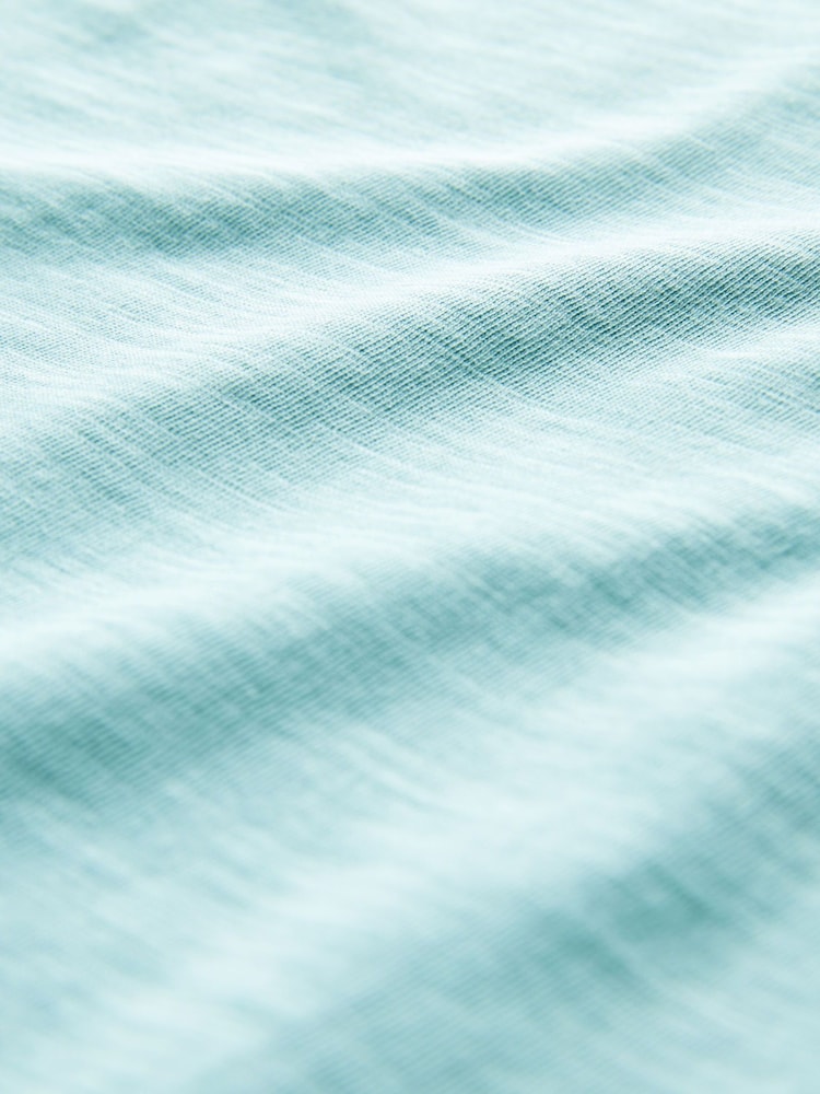 Navy/Light Blue/ Cream - The Set מארז של 3 חולצות טי מבד במרקם לא אחיד עם צווארון וי, %100 כותנה - תמונה 12 מתוך 12