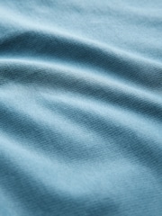 The Set Blue/CharcoalGrey/Grey Marl 3 Pack Soft Terry Relaxed 100% Cotton T-Shirts - Image 6 of 6
