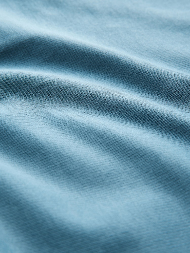 The Set Blue/CharcoalGrey/Grey Marl 3 Pack Soft Terry Relaxed 100% Cotton T-Shirts - Image 6 of 6