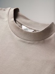 The Set Black/White/Nude 3 Pack Soft Terry Relaxed 100% Cotton T-Shirts - Image 11 of 12