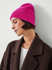 Hush Pink Cashmere Beanie - Image 1 of 4