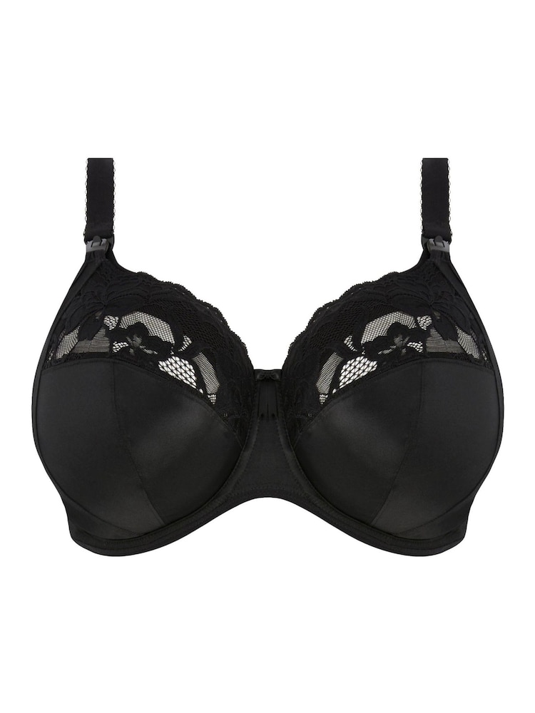 Elomi Molly Underwired Nursing and Maternity Black Bra - Image 4 of 4