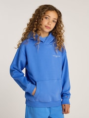 Azul - Tommy Hilfiger Unisex Hoodie - Imagen 2 de 6