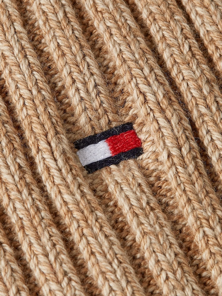 Tommy Hilfiger Natural Cotton Cashmere Beanie - Image 3 of 3