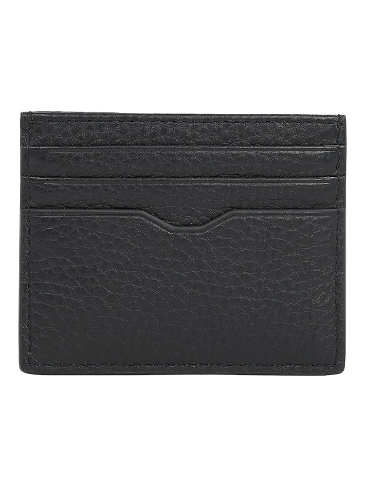 Tommy Hilfiger Black Leather Business Card Holder - Image 2 of 4