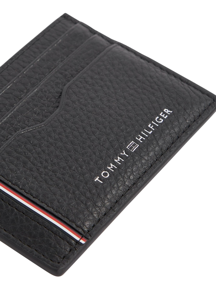 Tommy Hilfiger Black Leather Business Card Holder - Image 3 of 4