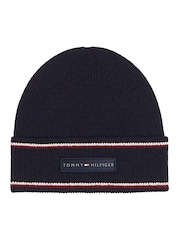 Tommy Hilfiger Blue Wool Beanie - Image 1 of 3