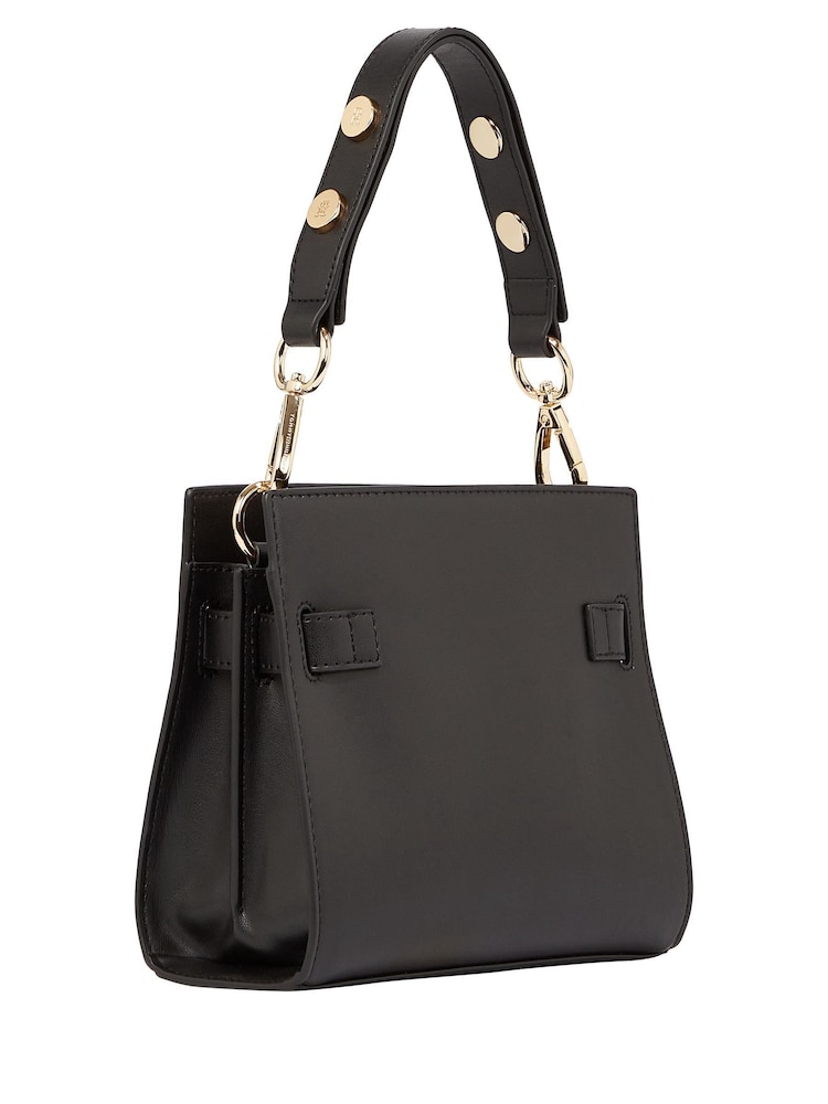 Tommy Hilfiger Black Heritage Mini Satchel - Image 2 of 5