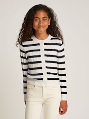 Tommy Hilfiger mini kabel pletena jopa - Slika 1 iz 5