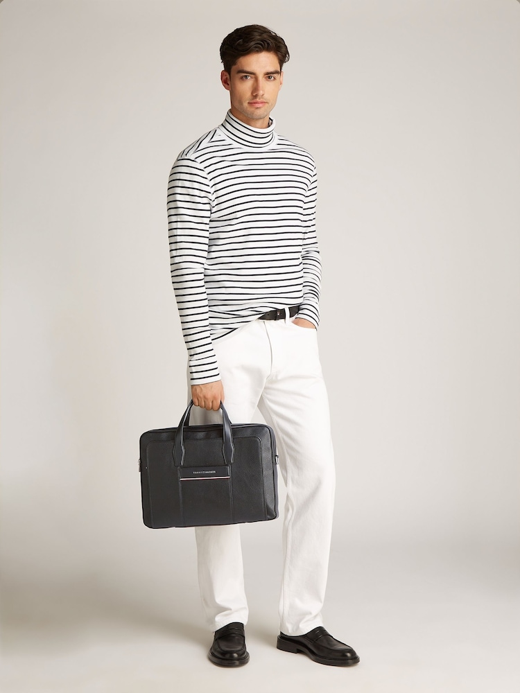 Tommy Hilfiger Black Slim Laptop Bag - Image 5 of 5