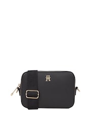 Tommy Hilfiger Black Soft Logo Camera Bag - Image 1 of 5