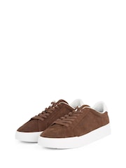 Tommy Hilfiger Brown Court Suede Trainers - Image 3 of 5