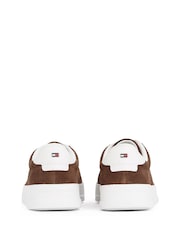 Tommy Hilfiger Brown Court Suede Trainers - Image 5 of 5