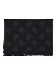 Tommy Hilfiger Black Chic Wool Scarf - Image 1 of 5