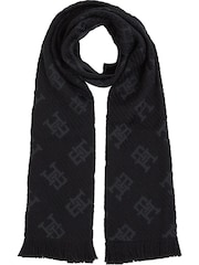 Tommy Hilfiger Black Chic Wool Scarf - Image 3 of 5