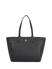 Tommy Hilfiger Black Tote Bag With Soft Logo - Image 2 of 5
