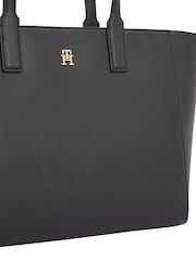 Tommy Hilfiger Black Tote Bag With Soft Logo - Image 3 of 5