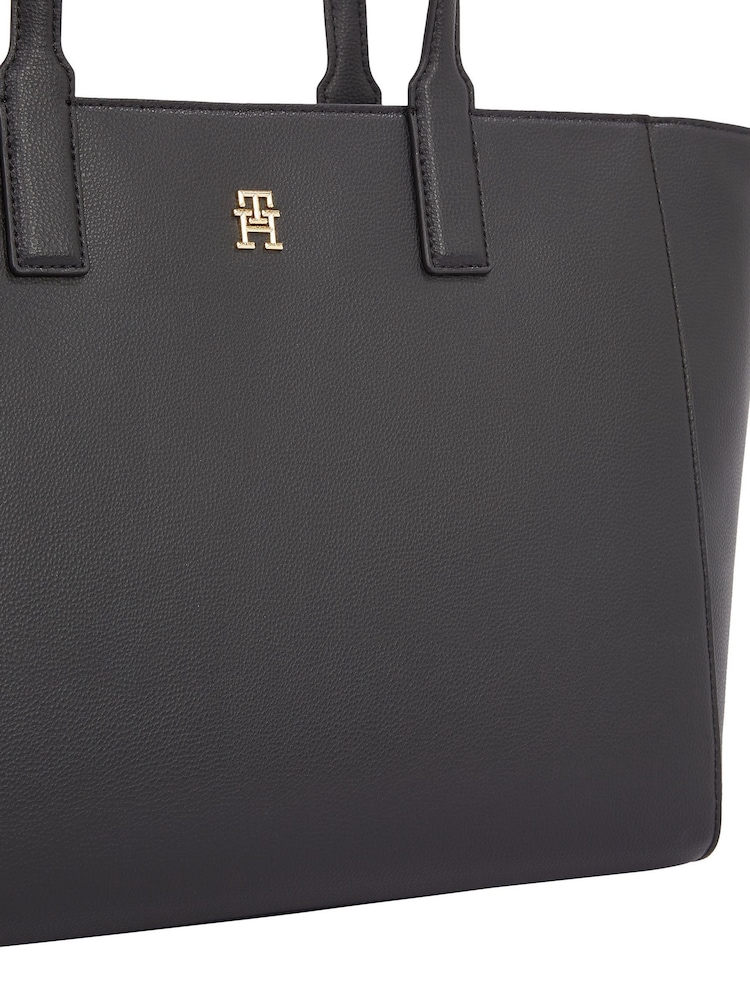 Torba typu tote Tommy Hilfiger z miękkim logo - Image 3 of 5