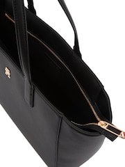 Tommy Hilfiger Black Tote Bag With Soft Logo - Image 4 of 5