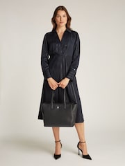 Tommy Hilfiger Black Tote Bag With Soft Logo - Image 5 of 5