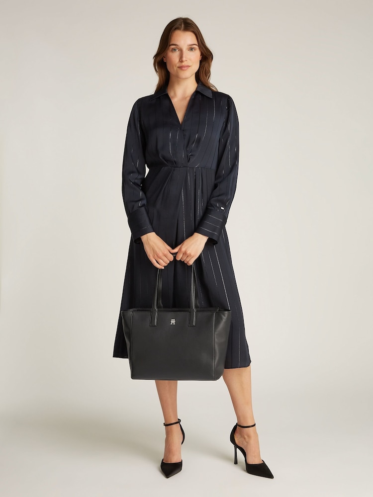 Tommy Hilfiger Black Tote Bag With Soft Logo - Image 5 of 5