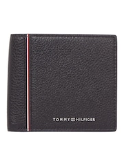 Tommy Hilfiger Black Leather Card Holder - Image 1 of 4