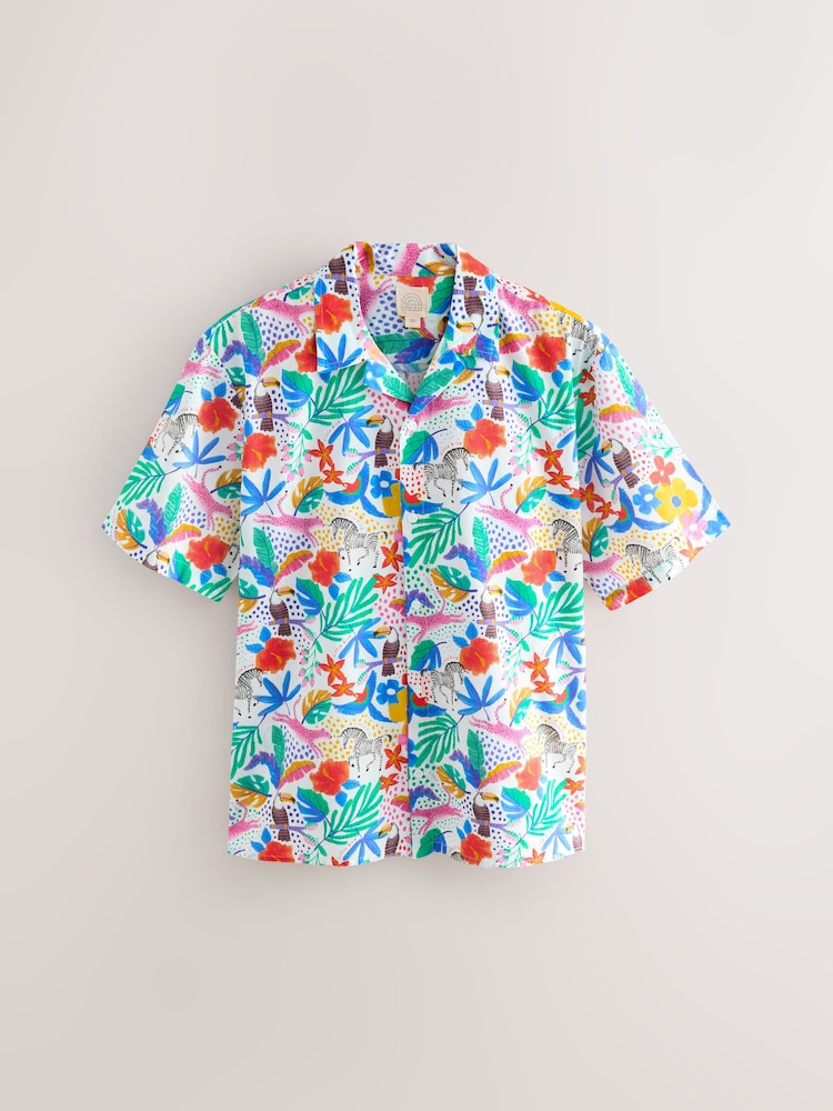 Camisa de arcoríris safari 100% algodón para adulto de Little Bird by Jools Oliver - Imagen 4 de 4