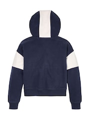 Tommy Hilfiger Blue Varsity Colorblock 100% Cotton Hoodie - Image 6 of 6
