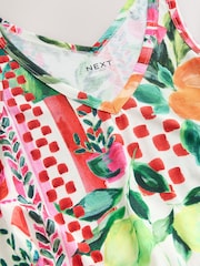 Sicilian Graphic Sleeveless V-Neck Slouch Dress - Image 6 of 7