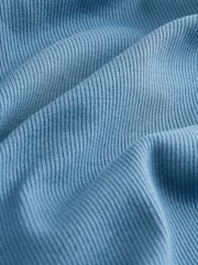 Denim Blue Strappy Maxi Length Ribbed Dress - Image 7 of 7