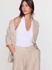 White Halter Neck Vest - Image 1 of 5
