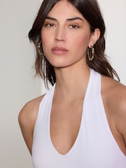 White Halter Neck Vest - Image 5 of 5