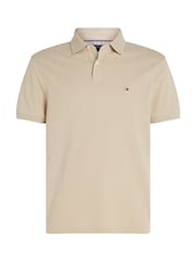 Tommy Hilfiger Natural Regular Fit Stretch 1985 Cotton Polo Shirt - Image 5 of 6